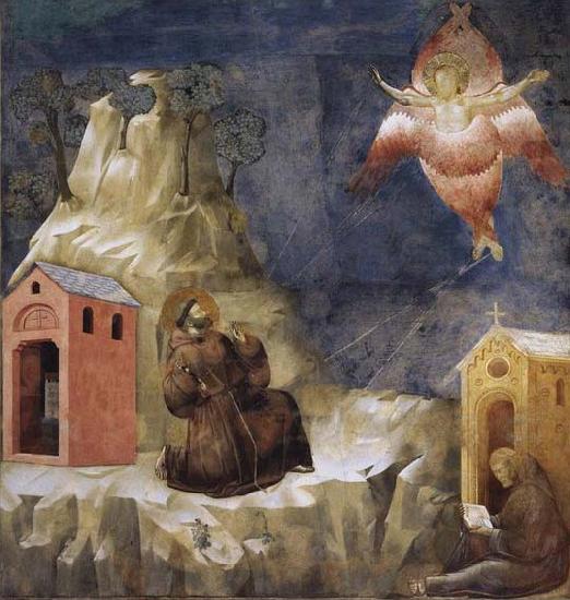 GIOTTO di Bondone Stigmatization of St Francis oil painting image